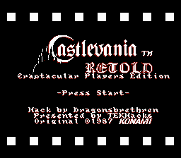 Play <b>Castlevania Retold (Craptacular Players Edition)</b> Online